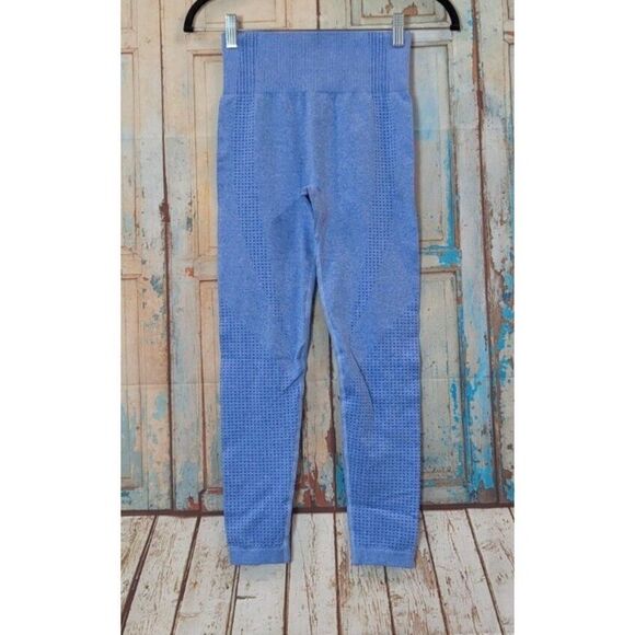 Womens Size Small Blue Cross Fit Training Workout Pants Leggings Stretch - Picture 1 of 7